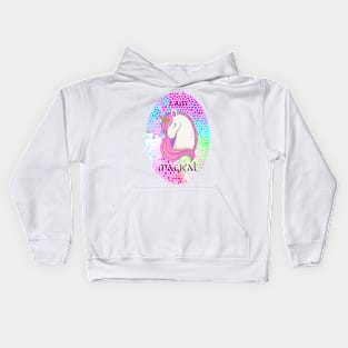 Beautiful Magical Pink Unicorn Kids Hoodie